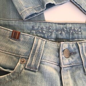 NOTIFY WOMAN HELEBORA Light blue size 27 NWOT made in Italy Factory pre-washed
